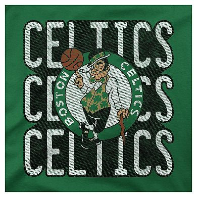 Unisex Fanatics Stadium Essentials Heather Green Boston Celtics Step Up T-Shirt
