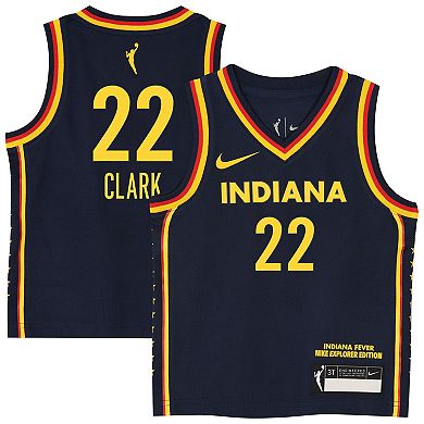 Preschool Nike Caitlin Clark Navy Indiana Fever Explorer Edition Victory Jersey