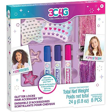 Make It Real 8-pc. Glitter Locks Hair Accessory Set