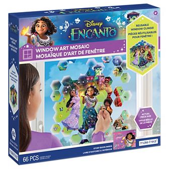 Disney's Encanto Window Art Mosaic 66 pc Reusable Puzzle Clings by Make It Real