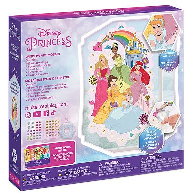 Disney Princess Window Art Mosaic 70 pc. Puzzle Window Clings by Make It Real