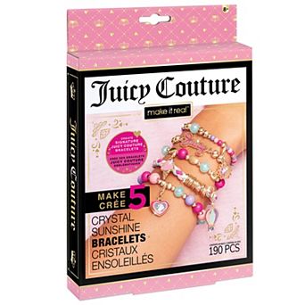 Make It Real Juicy Couture Crystal Sunshine Bracelet Kit – Makes 5 Bracelets, 190 pc