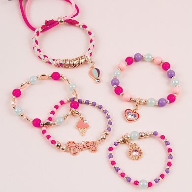 Make It Real Juicy Couture Crystal Sunshine Bracelet Kit – Makes 5 Bracelets, 190 Pieces