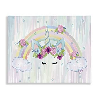 Stupell Home Decor Unicorn Eyes Canvas Wall Art