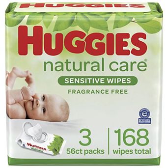 Huggies Babywear® Natural Care 3 pk Sensitive Baby Wipes
