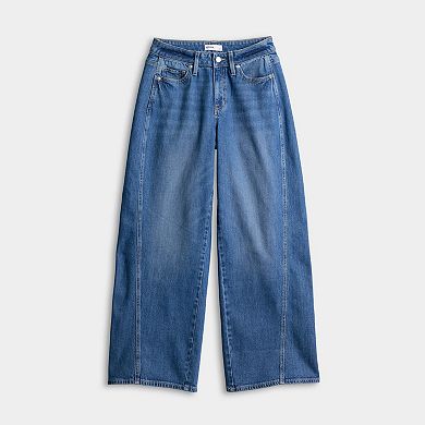 Women's Sonoma Goods For Life® Mid Rise Wide Leg Seamed Jeans
