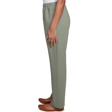 Petite Alfred Dunner Patch Pocket Short Length Elastic Waistband Pants