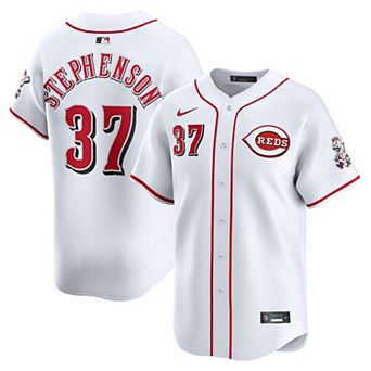 Men's Nike Tyler Stephenson White Cincinnati Reds Home Limited Player Jersey