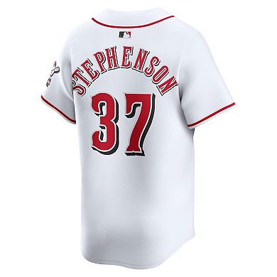 Men's Nike Tyler Stephenson White Cincinnati Reds Home Limited Player Jersey