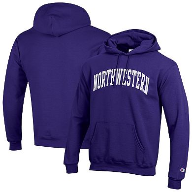 Men's Champion Purple Northwestern Wildcats Basic Arch Fleece Pullover Hoodie