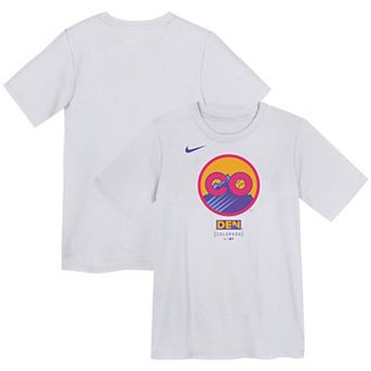 Preschool Nike White Colorado Rockies 2025 City Connect Logo T-Shirt