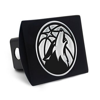 WinCraft Minnesota Timberwolves Premium Metal Chrome Logo Universal Hitch Cover