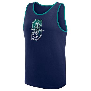 Men's Logo Athletic Navy Seattle Mariners Unmatched Success Tank Top