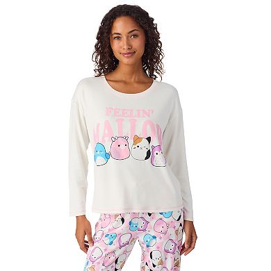 Women's Squishmallows® Long Sleeve Pajama Top & Pajama Pants Set