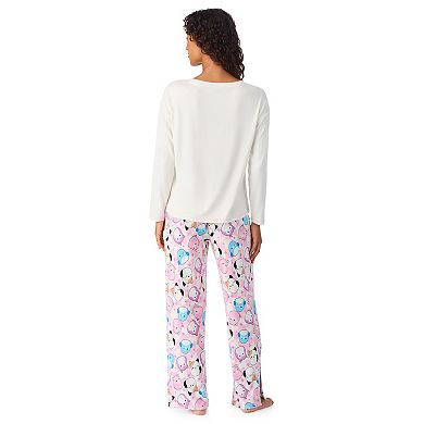 Women's Squishmallows® Long Sleeve Pajama Top & Pajama Pants Set