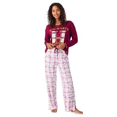 Women's Harry Potter Long Sleeve Pajama Top & Pajama Bottoms Set