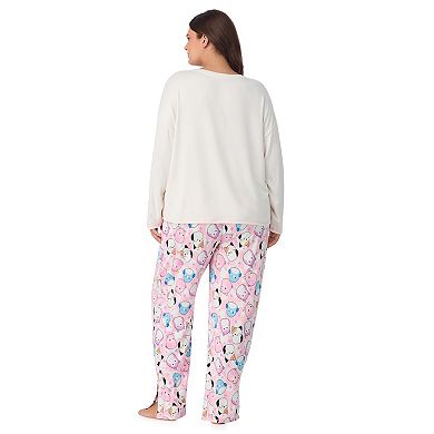 Plus Size Squishmallow Long Sleeve Pajama Top & Pajama Pants Set
