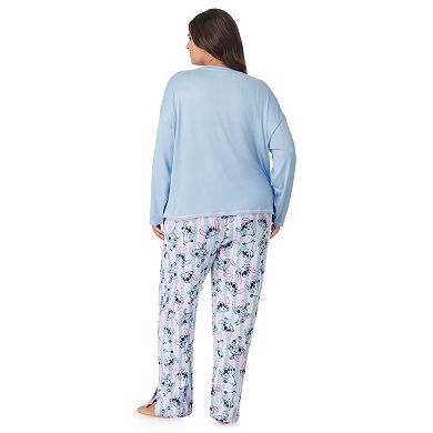 Plus Size Disney's Lilo & Stitch Long Sleeve Pajama Top & Pajama Pants Set