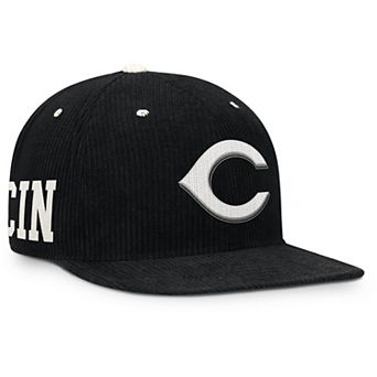 Men's Nike Black Cincinnati Reds Pro Corduroy Structured Snapback Hat