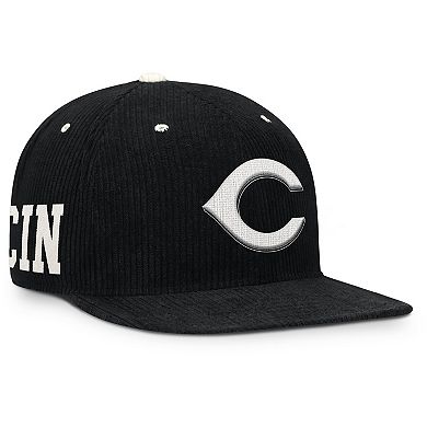 Men's Nike Black Cincinnati Reds Pro Corduroy Structured Snapback Hat