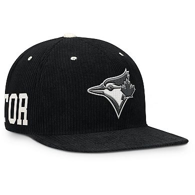 Men's Nike Black Toronto Blue Jays Pro Corduroy Structured Snapback Hat