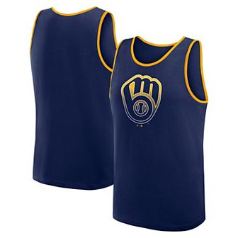 Men's Navy Milwaukee Brewers Unmatched Success Tank Top