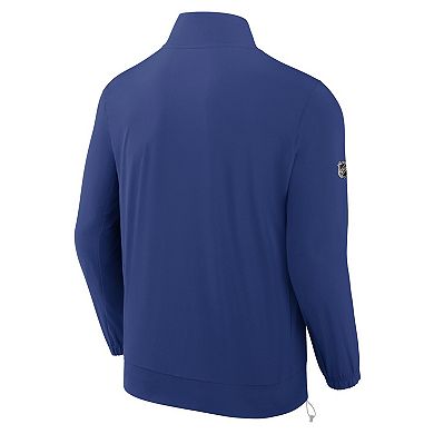Men's Fanatics Blue Tampa Bay Lightning Authentic Pro Rink Coaches Full-Zip Jacket