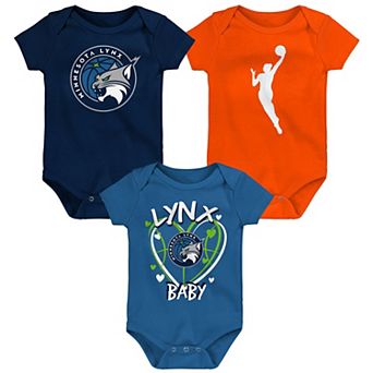Infant Outerstuff Minnesota Lynx Slide Home 3 pc Creeper Set