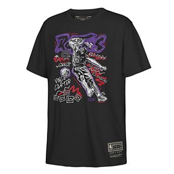 Youth Mitchell & Ness Vince Carter Black Toronto Raptors Chalked Up T-Shirt