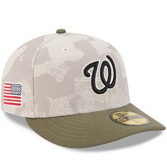 Men's New Era Light Beige/Olive Washington Nationals 2025 Armed Forces Day 59FIFTY Fitted Hat