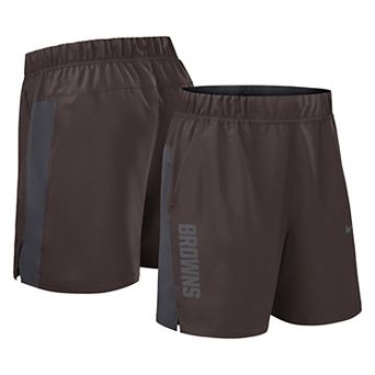 Men's Nike Brown Cleveland Browns Woven Victory Performance Shorts