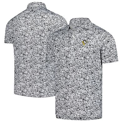 Men's johnnie-O Black/White Pittsburgh Penguins Slapshot Polo