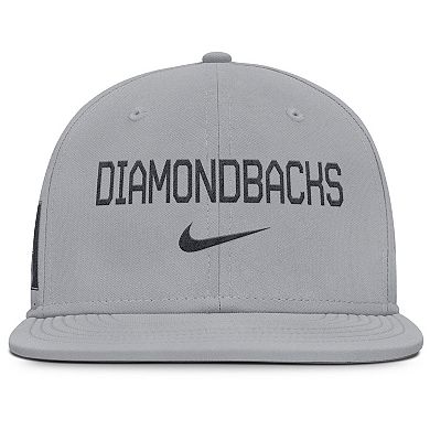 Men's Nike Gray Arizona Diamondbacks True Performance Fitted Hat