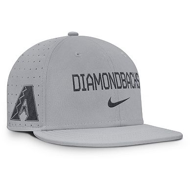 Men's Nike Gray Arizona Diamondbacks True Performance Fitted Hat