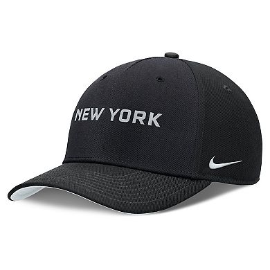 Men's Nike Black New York Mets Rise Performance Adjustable Hat