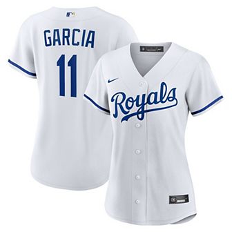 Women's Nike Maikel Garcia White Kansas City Royals Home Replica Jersey