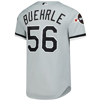 Men's Mitchell & Ness Mark Buehrle Gray Chicago White Sox 2005 Throwback Authentic Jersey