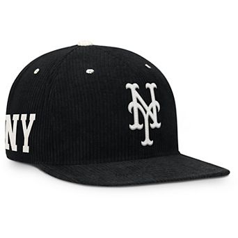 Men's Nike Black New York Mets Pro Corduroy Structured Snapback Hat