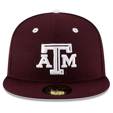 Men's New Era Maroon Texas A&M Aggies On-Field 59FIFTY Fitted Hat