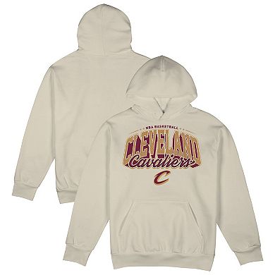 Men's Stadium Essentials Cream Cleveland Cavaliers Your Way Oversized Urban Pullover Hoodie
