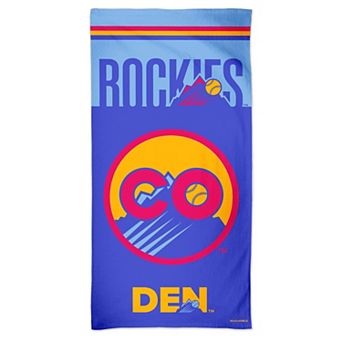 "WinCraft Colorado Rockies 2025 City Connect 30"" x 60"" Beach Towel"