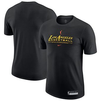 Men's Nike Black Los Angeles Sparks On-Court Legend Essential Practice Performance T-Shirt
