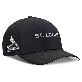 Men's Nike Black St. Louis Cardinals Rise Performance Adjustable Hat