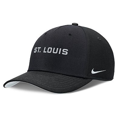 Men's Nike Black St. Louis Cardinals Rise Performance Adjustable Hat