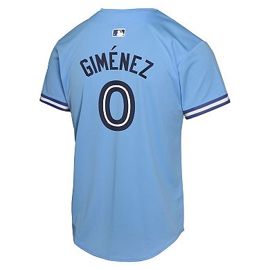 Youth Nike Andr̩s Gim̩nez Powder Blue Toronto Blue Jays Alternate Game Player Jersey
