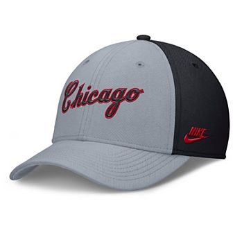 Men's Nike Gray/Navy Chicago White Sox Rise Swoosh Performance Flex Hat