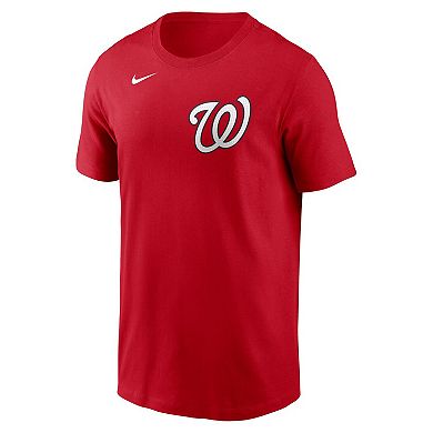 Men's Nike Dylan Crews Red Washington Nationals Fuse Name & Number T-Shirt
