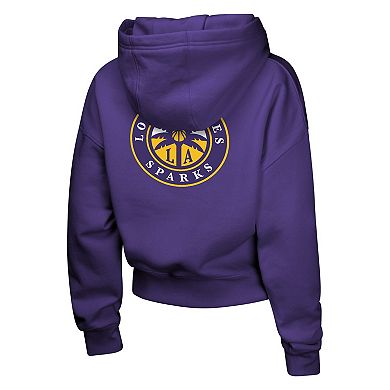 Girls Youth Purple Los Angeles Sparks Closer Pullover Hoodie