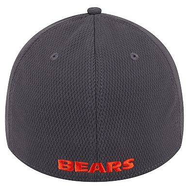 Men's New Era Graphite Chicago Bears Main 39THIRTY Flex Hat