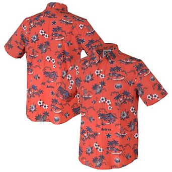 Men's Reyn Spooner Orange Houston Astros Kekai Button-Down Shirt